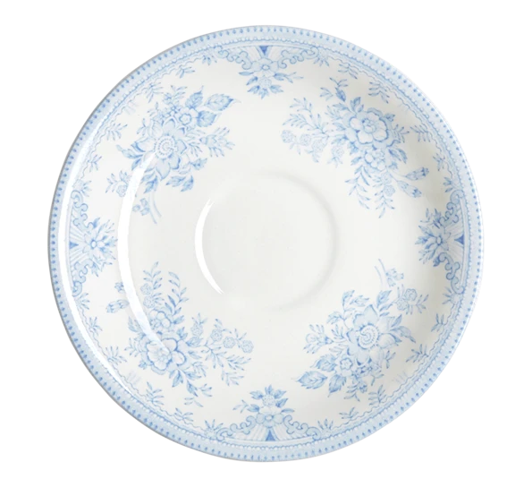 Burleigh Blue Asiatic Pheasants Tekopp Skål 3 Burleigh Blue Asiatic Pheasants Tekopp Skål