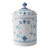 Royal Copenhagen Musselmalt Riflet Krukke Med Lokk 16cm 1 Royal Copenhagen Musselmalt Riflet Krukke Med Lokk 16cm -Villeroy & Boch Butikk 1028377 blue20fluted20pl20jar20with20lid2016cm 01 1