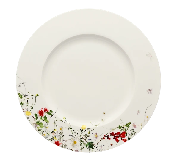Rosenthal Fleurs Sauvages Tallerken Flat 28 Cm 3 Rosenthal Fleurs Sauvages Tallerken Flat 28 Cm