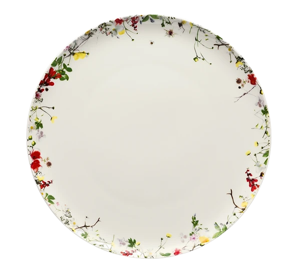 Rosenthal Fleurs Sauvages Tallerken Flat Coupe 27 Cm 3 Rosenthal Fleurs Sauvages Tallerken Flat Coupe 27 Cm