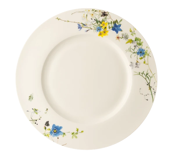 Rosenthal Fleurs Des Alpes Tallerken Flat 28 Cm Med Fane 3 Rosenthal Fleurs Des Alpes Tallerken Flat 28 Cm Med Fane