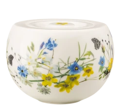 Rosenthal Fleurs Des Alpes Sukkerskål Med Lokk