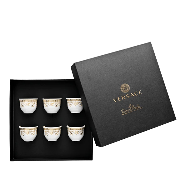 Versace Medusa Gala Kopp Liten Uten Hank 6 Stk 3 Versace Medusa Gala Kopp Liten Uten Hank 6 Stk