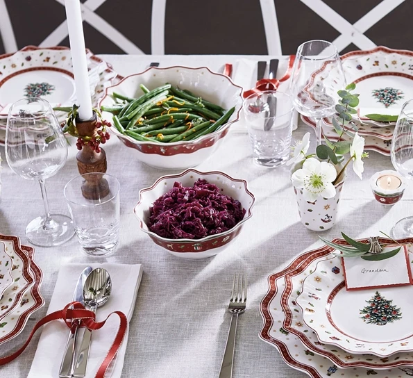 Villeroy & Boch Toys Delight Tallerken 24 Cm Med Juletre Grønn 4 Villeroy & Boch Toys Delight Tallerken 24 Cm Med Juletre Grønn - Bilde 2