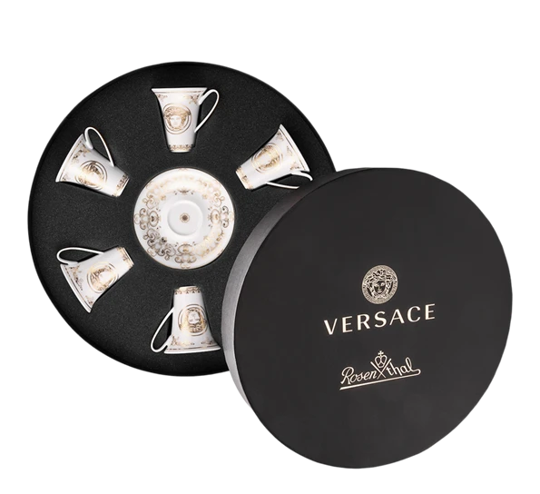 Versace Medusa Gala Espressokopp Med Skål 6 Stk 4 Versace Medusa Gala Espressokopp Med Skål 6 Stk - Bilde 2
