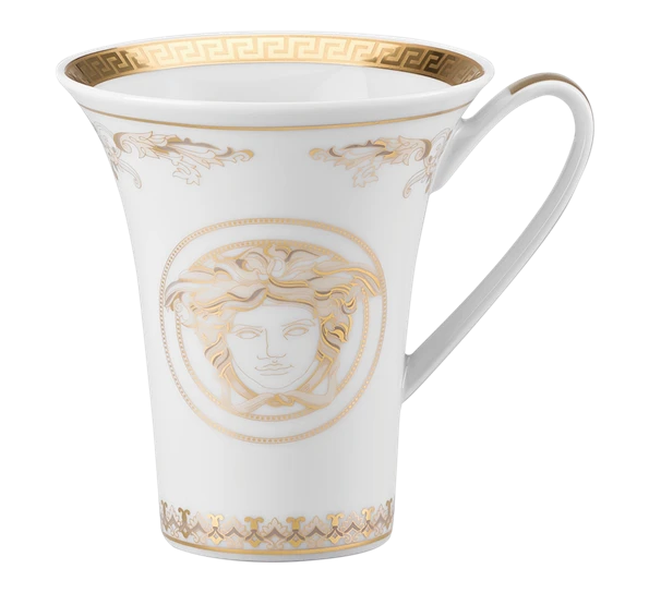 Versace Medusa Gala Gold Espressokopp Med Skål 4 Versace Medusa Gala Gold Espressokopp Med Skål - Bilde 2