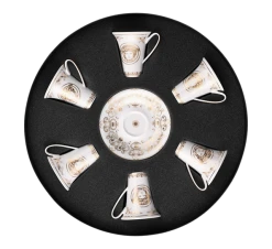 Versace Medusa Gala Gold Espressokopp Med Skål 6 Stk