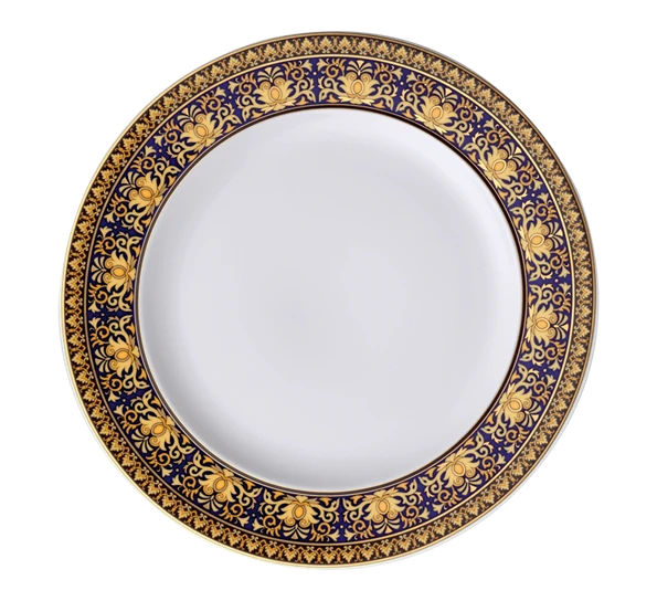 Versace Medusa Blå Asjett 22 Cm 3 Versace Medusa Blå Asjett 22 Cm