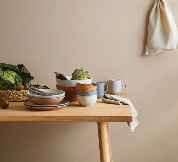 Thomas Clay Earth Tallerken Dyp 28 Cm Lys Brun 4 Thomas Clay Earth Tallerken Dyp 28 Cm Lys Brun - Bilde 2