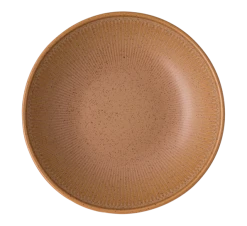 Thomas Clay Earth Tallerken Dyp 23 Cm Lys Brun