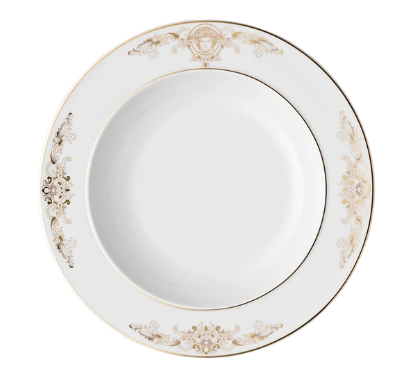 Versace Medusa Gala Tallerken Dyp 22 Cm 3 Versace Medusa Gala Tallerken Dyp 22 Cm
