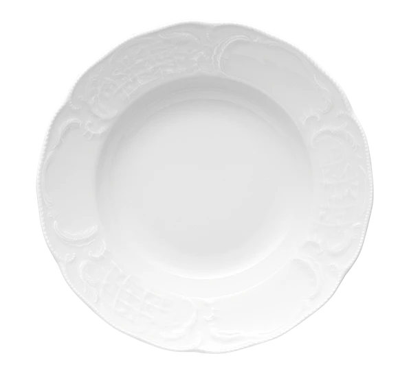 Rosenthal Sanssouci Hvit Tallerken Dyp 23 Cm 3 Rosenthal Sanssouci Hvit Tallerken Dyp 23 Cm