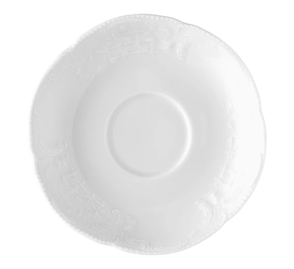 Rosenthal Sanssouci Hvit Skål Til Kaffe- Og Tekopp 3 Rosenthal Sanssouci Hvit Skål Til Kaffe- Og Tekopp