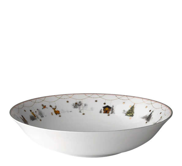 Wik & Walsøe Julemorgen Story Serveringsbolle 27 Cm Lav 3 Wik & Walsøe Julemorgen Story Serveringsbolle 27 Cm Lav