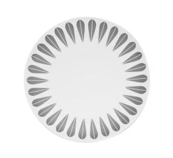 Lucie Kaas Lotus Tallerken Flat 28 Cm Grå