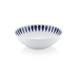 Lucie Kaas Lotus Tallerken Dyp 18 Cm Mørkeblå