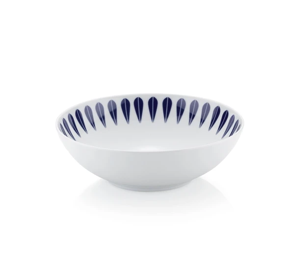 Lucie Kaas Lotus Tallerken Dyp 18 Cm Mørkeblå 3 Lucie Kaas Lotus Tallerken Dyp 18 Cm Mørkeblå