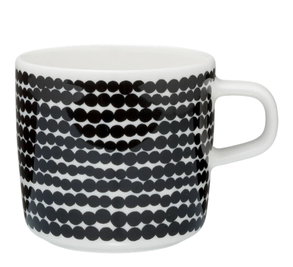 Marimekko Oiva Siirtolapuutarha Kaffekopp 2 Dl Hvit Sort Räsymatto 3 Marimekko Oiva Siirtolapuutarha Kaffekopp 2 Dl Hvit Sort Räsymatto