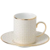 Wedgwood Gio Gold Espressokopp Med Skål 2 Wedgwood Gio Gold Espressokopp Med Skål -Villeroy & Boch Butikk 701587446006 wedgwood arris espresso saucer2028229