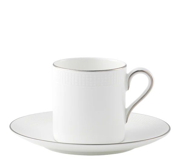 Wedgwood Blanc Sur Blanc Espressokopp Med Skål 8 Cl 3 Wedgwood Blanc Sur Blanc Espressokopp Med Skål 8 Cl