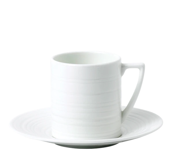 Wedgwood JC Strata Espressokopp Med Skål 3 Wedgwood JC Strata Espressokopp Med Skål