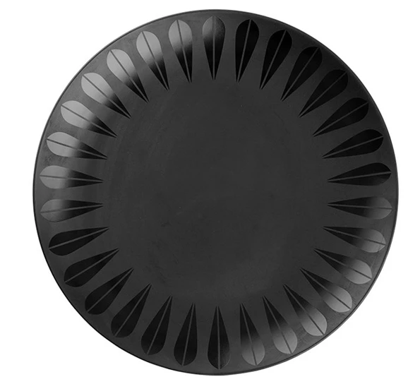 Lucie Kaas Lotus Trends Tallerken 28 Cm Sort 3 Lucie Kaas Lotus Trends Tallerken 28 Cm Sort