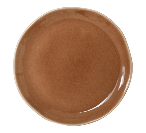 Jars Céramistes Maguelone Tallerken 20 Cm Chataigne 3 Jars Céramistes Maguelone Tallerken 20 Cm Chataigne