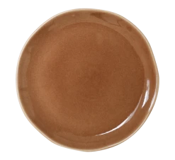 Jars Céramistes Maguelone Tallerken 26,5 Cm Chataigne