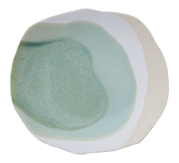 Jars Céramistes Wabi Tallerken 27x30 Cm Vert 3 Jars Céramistes Wabi Tallerken 27x30 Cm Vert