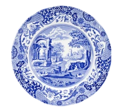 Spode Blue Italian Tallerken Flat 27 Cm