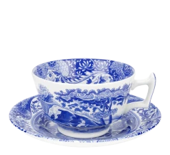 Spode Blue Italian Kaffekopp Med Skål 20 Cl