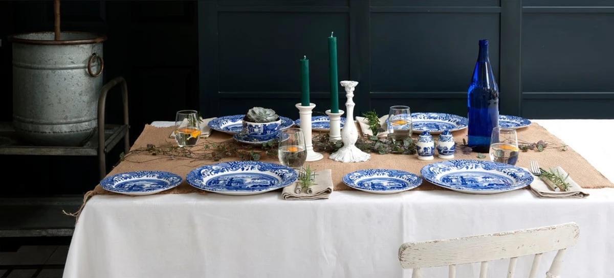 Spode Blue Italian Kaffekopp Med Skål 20 Cl 5 Spode Blue Italian Kaffekopp Med Skål 20 Cl - Bilde 3