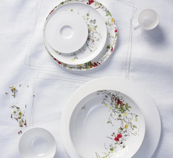 Rosenthal Fleurs Sauvages Asjett 23 Cm 4 Rosenthal Fleurs Sauvages Asjett 23 Cm - Bilde 2