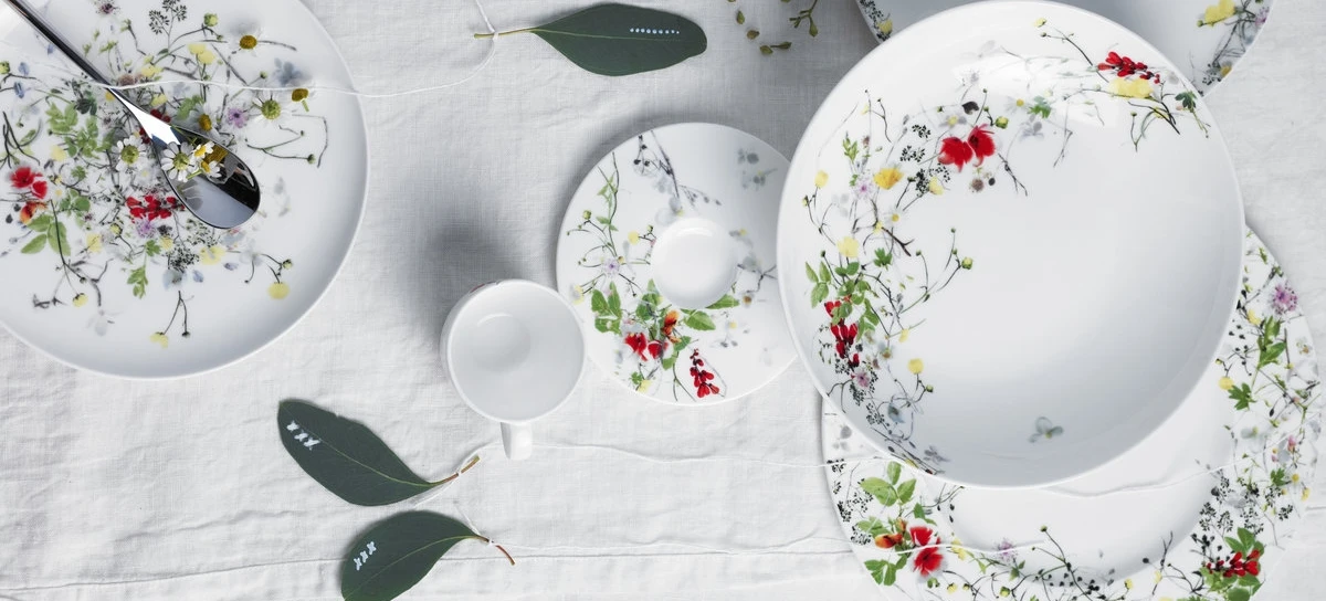 Rosenthal Fleurs Sauvages Tallerken Flat 28 Cm 6 Rosenthal Fleurs Sauvages Tallerken Flat 28 Cm - Bilde 4