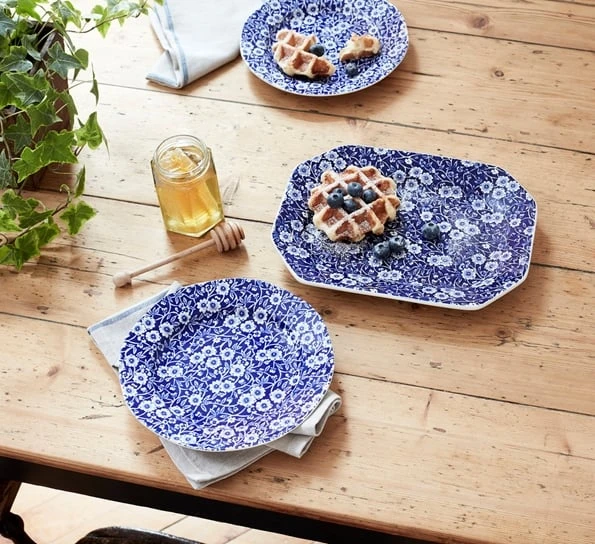 Burleigh Blue Calico Asjett 19 Cm 4 Burleigh Blue Calico Asjett 19 Cm - Bilde 2