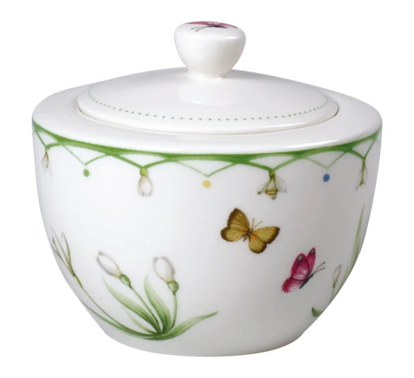 Villeroy & Boch Colourful Spring Sukkerskål Med Lokk 3 Villeroy & Boch Colourful Spring Sukkerskål Med Lokk