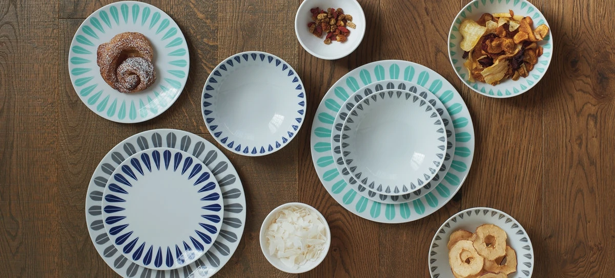 Lucie Kaas Lotus Tallerken Flat 28 Cm Grå 6 Lucie Kaas Lotus Tallerken Flat 28 Cm Grå - Bilde 4