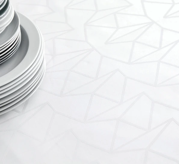 Georg Jensen Damask Arne Jacobsen Duk 140x270 Cm Hvit 3 Georg Jensen Damask Arne Jacobsen Duk 140x270 Cm Hvit - Bilde 2