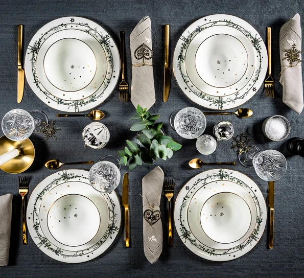 Jette Frölich Winter Stars Tallerken Flat 27 Cm 4 Jette Frölich Winter Stars Tallerken Flat 27 Cm - Bilde 2