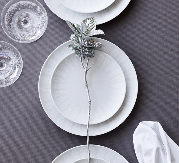 Lucie Kaas Lotus Trends Asjett 21 Cm Hvit 4 Lucie Kaas Lotus Trends Asjett 21 Cm Hvit - Bilde 2