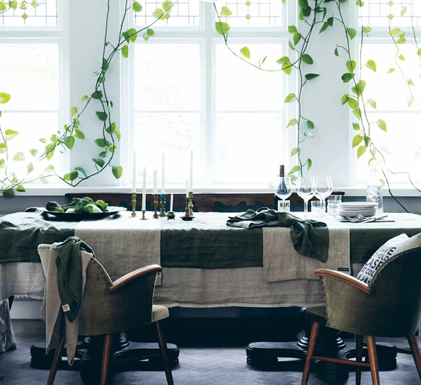 Lovely Linen Lovely Linduk 145x300 Cm Natural Beige 3 Lovely Linen Lovely Linduk 145x300 Cm Natural Beige - Bilde 2