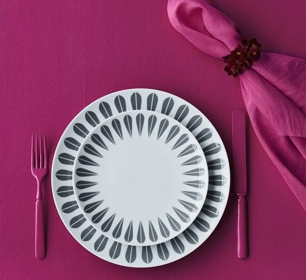 Lucie Kaas Lotus Tallerken Dyp 18 Cm Grå 4 Lucie Kaas Lotus Tallerken Dyp 18 Cm Grå - Bilde 2