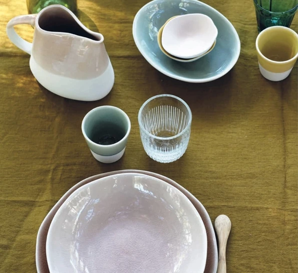 Jars Céramistes Maguelone Tallerken 20 Cm Tamaris 4 Jars Céramistes Maguelone Tallerken 20 Cm Tamaris - Bilde 2