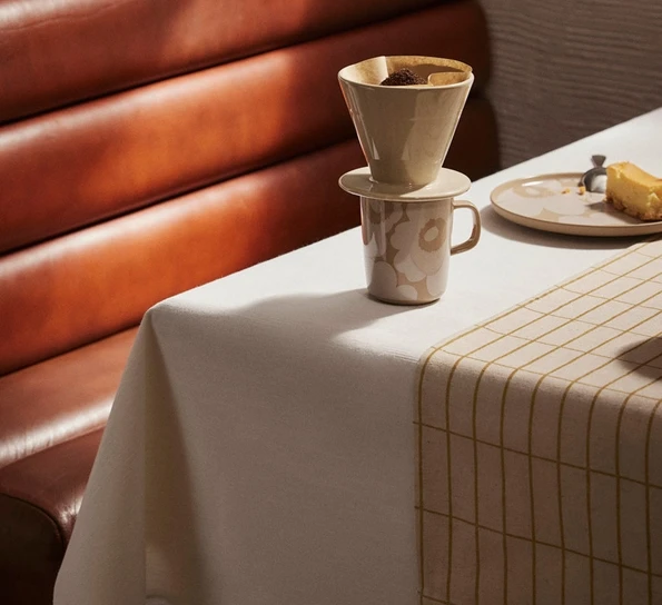 Marimekko Oiva Unikko Asjett 15x12 Cm Hvit Beige 4 Marimekko Oiva Unikko Asjett 15x12 Cm Hvit Beige - Bilde 2