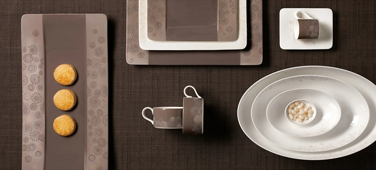 Villeroy & Boch Modern Grace Grey Tallerken Dyp 24x24 Cm 5 Villeroy & Boch Modern Grace Grey Tallerken Dyp 24x24 Cm - Bilde 3