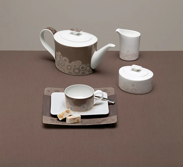 Villeroy & Boch Modern Grace Grey Tallerken Dyp 24x24 Cm 4 Villeroy & Boch Modern Grace Grey Tallerken Dyp 24x24 Cm - Bilde 2