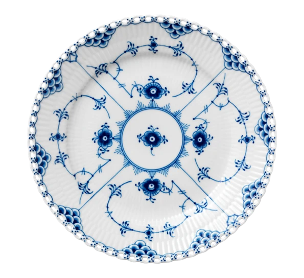 Royal Copenhagen Musselmalt Helblonde Asjett 19 Cm 3 Royal Copenhagen Musselmalt Helblonde Asjett 19 Cm