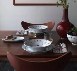 Royal Copenhagen Musselmalt Riflet Tallerken Dyp 24 Cm 5 Royal Copenhagen Musselmalt Riflet Tallerken Dyp 24 Cm -Villeroy & Boch Butikk musselmalt riflet tallerken dyp 24cm 22