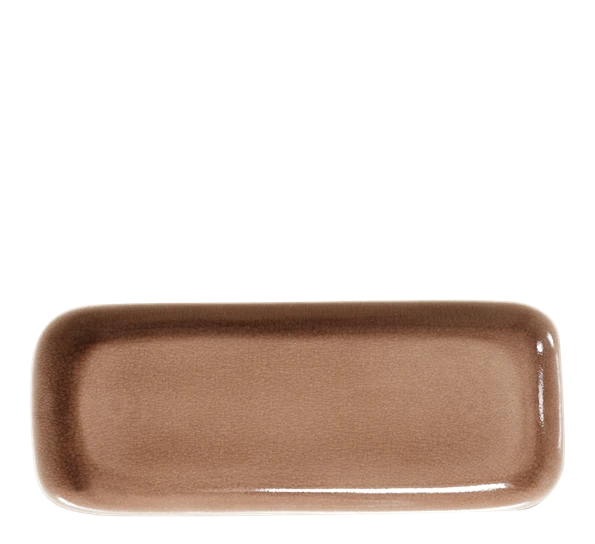 Jars Céramistes Maguelone Sushitallerken 29,5x12 Cm Chataigne 3 Jars Céramistes Maguelone Sushitallerken 29,5x12 Cm Chataigne