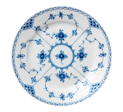 Royal Copenhagen Musselmalt Halvblonde Asjett 19 Cm